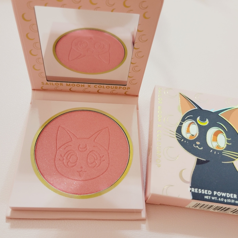Colourpop x sailor moon cats eye pressed powder blush NEW